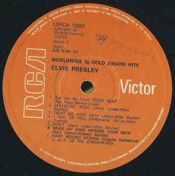 Elvis Presley: Worldwide 50 Gold Award Hits