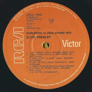 Elvis Presley: Worldwide 50 Gold Award Hits