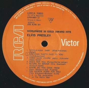 Elvis Presley: Worldwide 50 Gold Award Hits