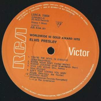 Elvis Presley: Worldwide 50 Gold Award Hits