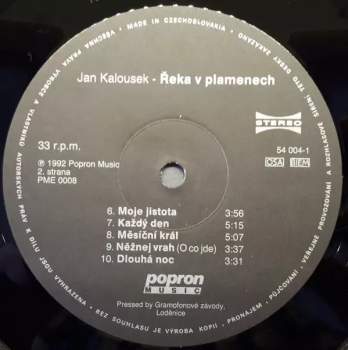 Jan Kalousek: Řeka V Plamenech