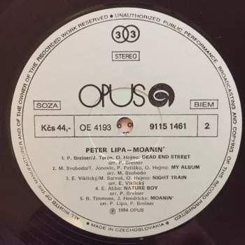 Peter Lipa: Moanin'