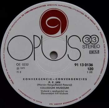 Collegium Musicum: Konvergencie