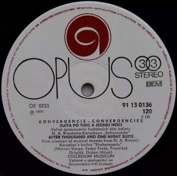 Collegium Musicum: Konvergencie