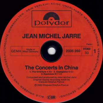 Jean-Michel Jarre: The Concerts In China