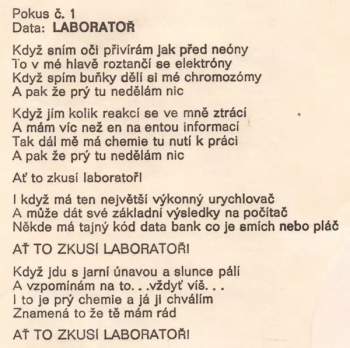 Olympic: Laboratoř