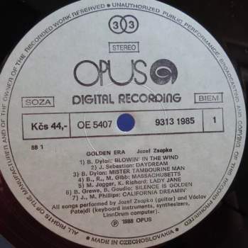 Jozef Zsapka: Golden Era