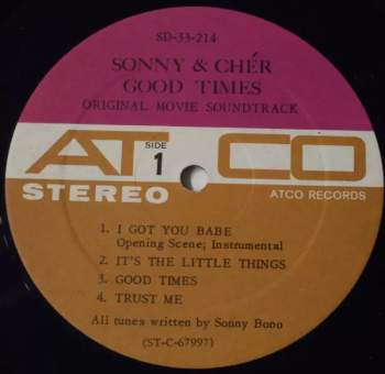 Sonny & Cher: Good Times (Original Film Soundtrack)