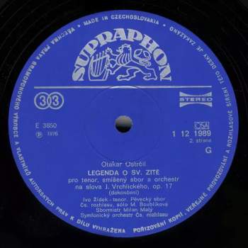 Prague Radio Symphony Orchestra: Legenda O Svaté Zitě / Léto