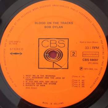 Bob Dylan: Blood On The Tracks
