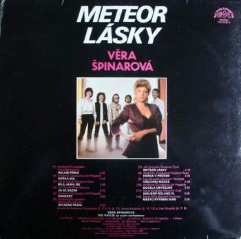 Věra Špinarová: Meteor Lásky