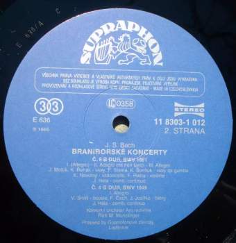 Johann Sebastian Bach: Braniborské Koncerty