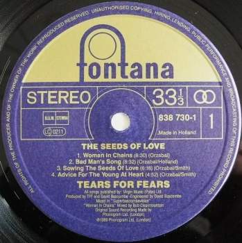 Tears For Fears: The Seeds Of Love