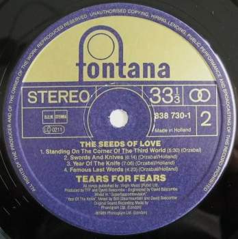Tears For Fears: The Seeds Of Love