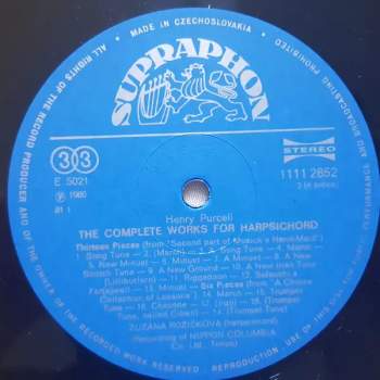 Zuzana Růžičková: The Complete Works For Harpsichord (2xLP)