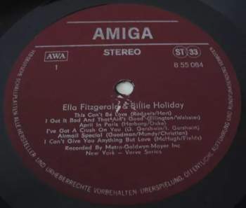 Ella Fitzgerald: Ella Fitzgerald Und Billie Holiday