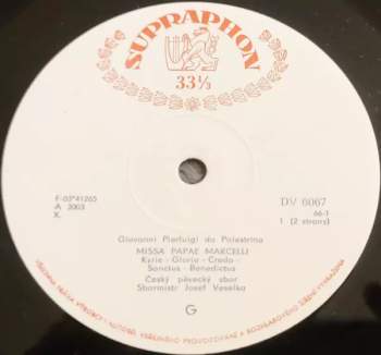 Giovanni Pierluigi da Palestrina: Missa Pappae Marcelli / Oratio Jeremiae / Paucitas Dierum / Alleluja