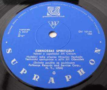 Various: Černošské Spirituály