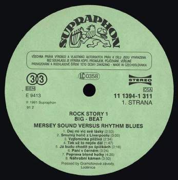 Various: Rock Story 1 (Mersey Sound Versus Rhythm & Blues)
