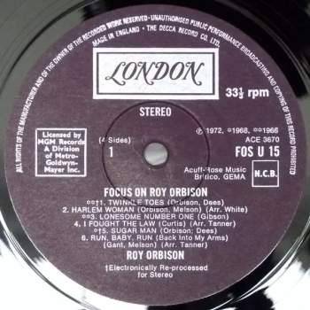 Roy Orbison: Focus On Roy Orbison