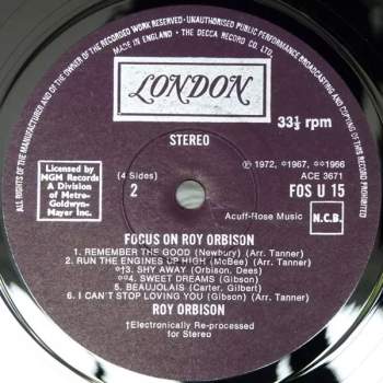 Roy Orbison: Focus On Roy Orbison