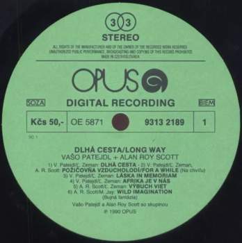 Vašo Patejdl: Dlhá Cesta / Long Way
