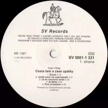 Ivan Hlas: Cesta Tam A Zase Zpátky