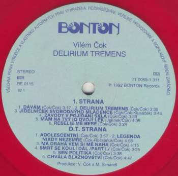Vilém Čok: Delirium Tremens