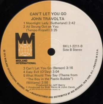 John Travolta: Can't Let You Go
