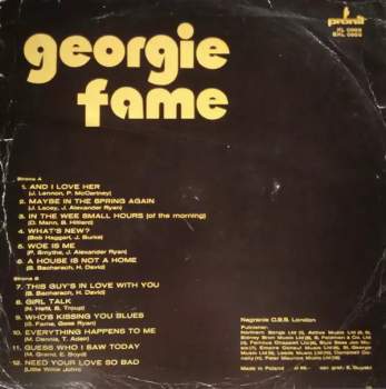 Georgie Fame: Georgie Fame