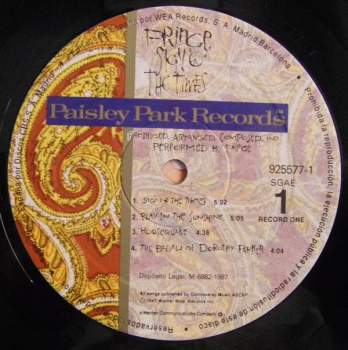 Prince: Sign "O" The Times