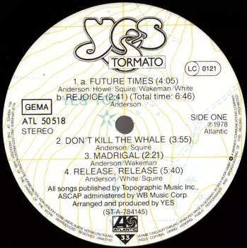 Yes: Tormato
