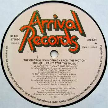Village People: Can't Stop The Music - The Original Motion Picture Soundtrack Album