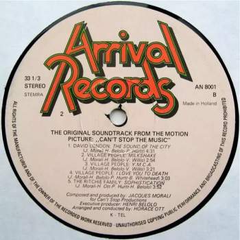 Village People: Can't Stop The Music - The Original Motion Picture Soundtrack Album