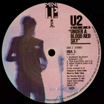 U2: Live "Under A Blood Red Sky"