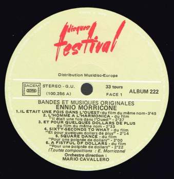 Ennio Morricone: Bandes Et Musiques Originales