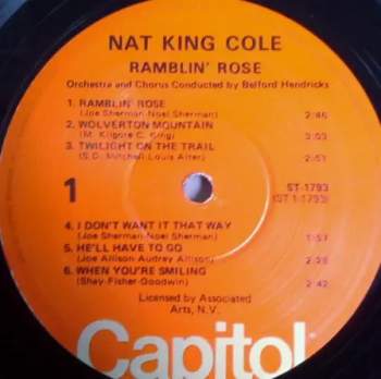 Nat King Cole: Ramblin' Rose