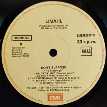 Limahl: Don't Suppose
