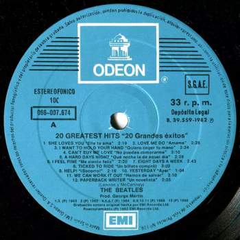 The Beatles: 20 Greatest Hits