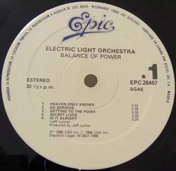 Electric Light Orchestra: Balance Of Power