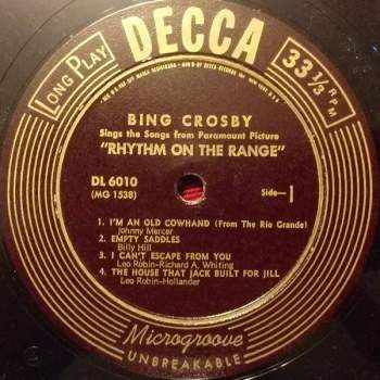 Bing Crosby: Collectors' Classics Volume 3: Sing The Songs From "Rhythm On The Range" And "Pennies From Heaven"