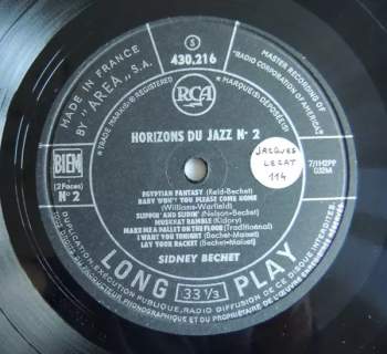 Sidney Bechet: ‎Blues In The Air