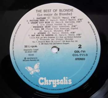 Blondie: The Best Of Blondie = Lo Mejor De Blondie