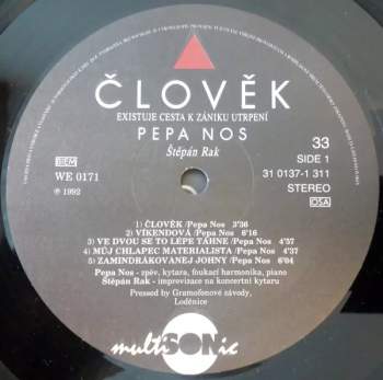 Pepa Nos: Člověk (Existuje Cesta K Zániku Utrpení)