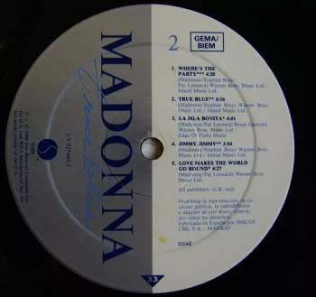 Madonna: True Blue