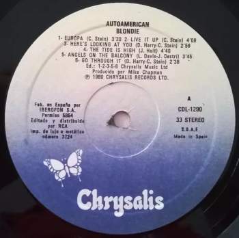 Blondie: Autoamerican