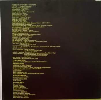 Blondie: Autoamerican