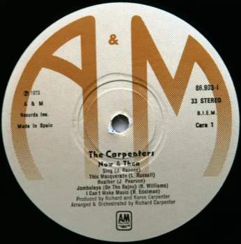 Carpenters: Now & Then