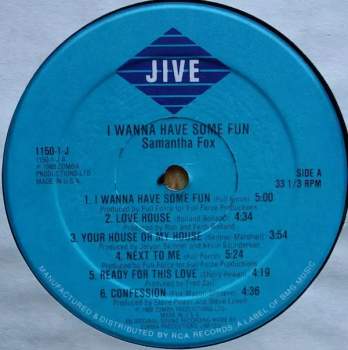 Samantha Fox: I Wanna Have Some Fun