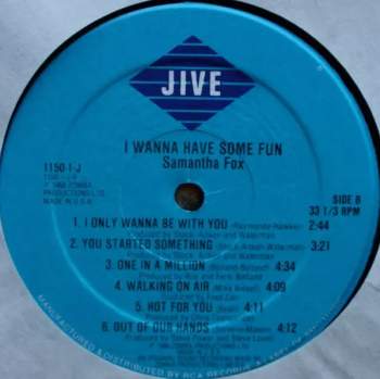 Samantha Fox: I Wanna Have Some Fun